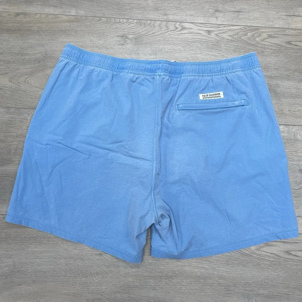 Fair Harbor Blue Beach Swim Trunks Men's Sz XXL Tropical Beach Resort FADE